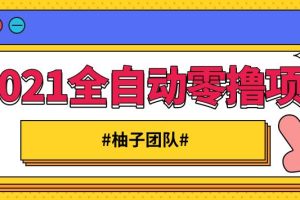 2021全自动零撸项目，一部手机即可轻松日躺200+【视频课程】