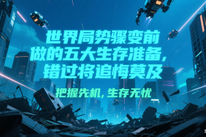 付费文章《世界局势骤变前必做的五大生存准备，错过将追悔莫及》