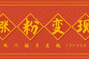 小白一定要做的短视频赛道—国学文化，涨粉变现都很猛，低门槛月变现10000+