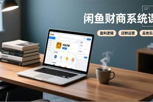 （17193期）闲鱼财商系统课：从盈利逻辑、店群运营到品类实战，实现稳定月入过万