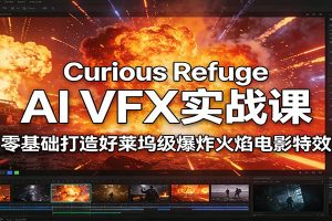 Curious Refuge AI VFX实战课,零基础打造好莱坞级爆炸火焰电影特效