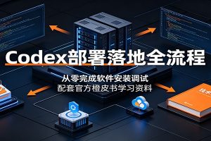 Codex部署落地全流程:从零完成软件安装调试,配套官方橙皮书学习资料